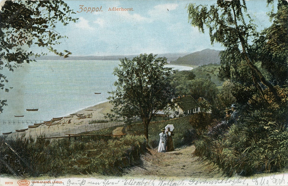 Pocztówka z widokiem Orłowa, 1900-1904, Wyd. Louis Glaser Leipzig